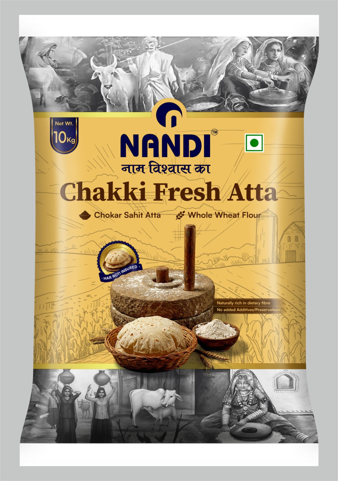 Nandi Chakki Fresh Atta - Coming Soon