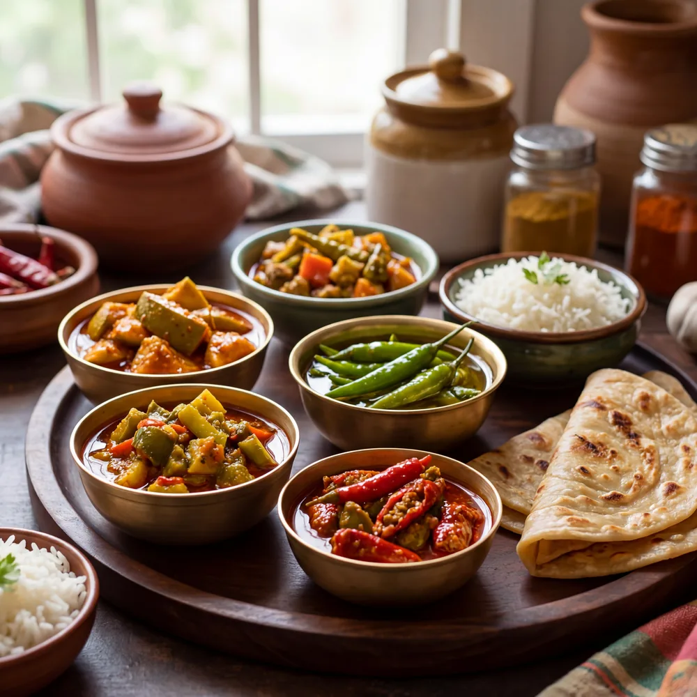 Pickle Thali Spread