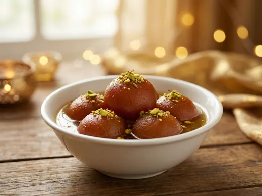 Gulab Jamun Made with Maida