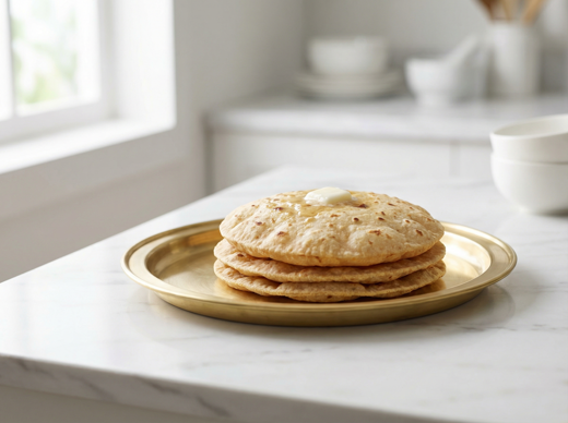 Soft rotis made with Nandi Atta