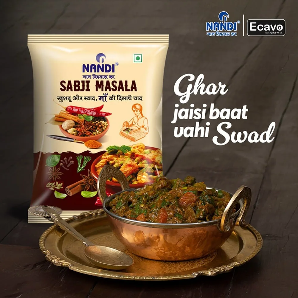 Sabji Masala Back View